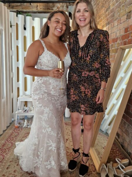 Demi from Love is Blind UK wearing her Wedding Dress