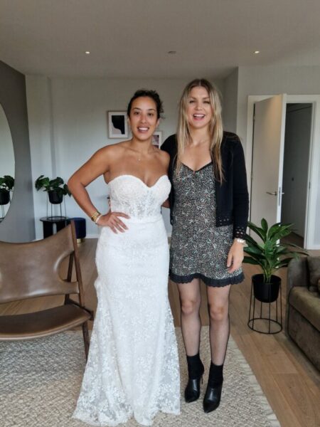 Maria from Love is Blind UK wearing her wedding dress