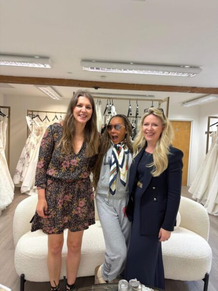 Mel B with Caroline Black and Josephine Scott